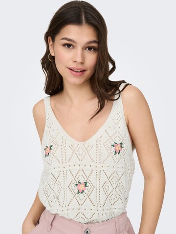 Tops en tricot ONLY en blanc