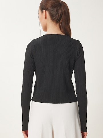 Happiness İstanbul Kardigán - Čierna