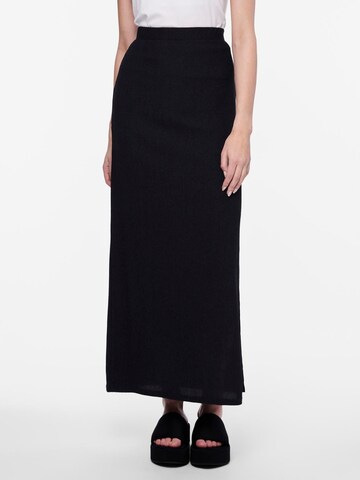 PIECES Skirt 'LUNA' in Black: front