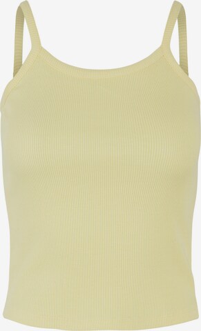 PIECES Top in Yellow: front