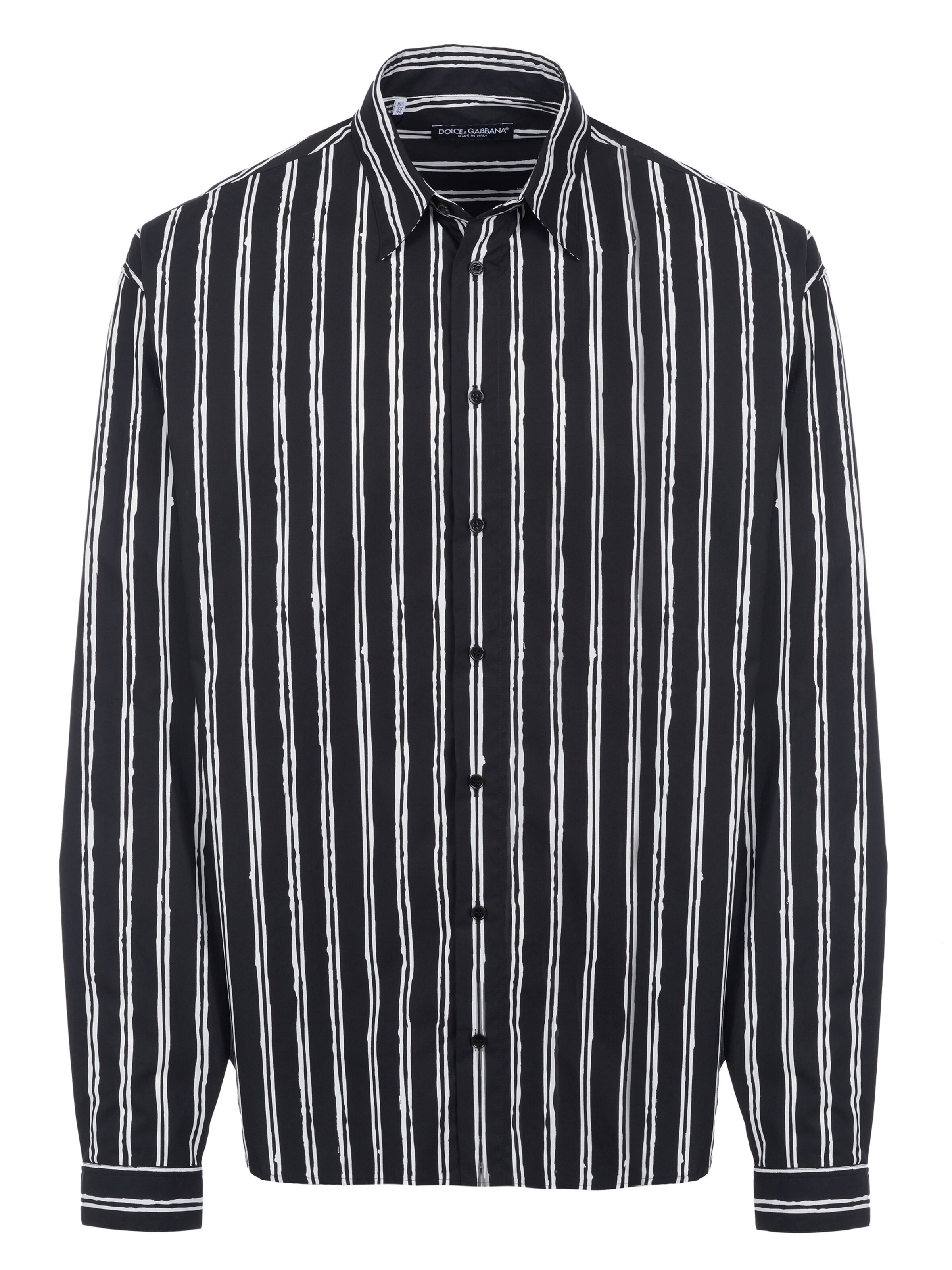 DOLCE & GABBANA Regular Fit Hemd in Schwarz: Vorderseite