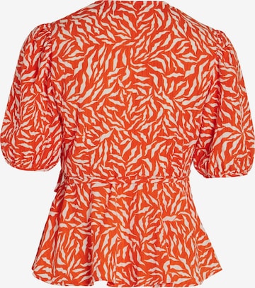 VILA - Blusa 'Sille Aria' en naranja