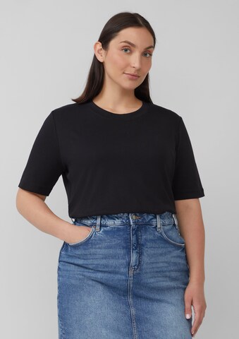 s.Oliver Shirt in Zwart: voorkant