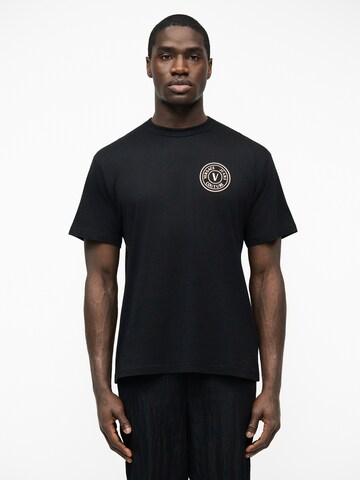 Maglietta di Versace Jeans Couture in nero: frontale