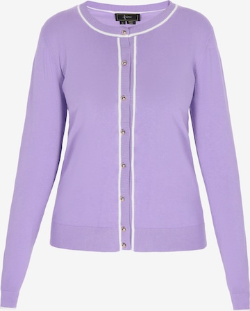 faina Neuletakki värissä lila: etupuoli