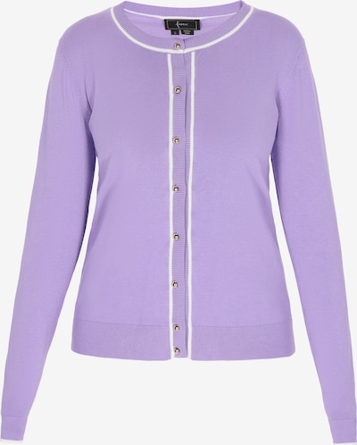 faina Neuletakki värissä laventeli / valkoinen, Tuotenäkymä