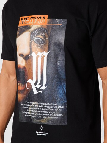 Mister Tee Shirt 'Dusa Painting' in Black