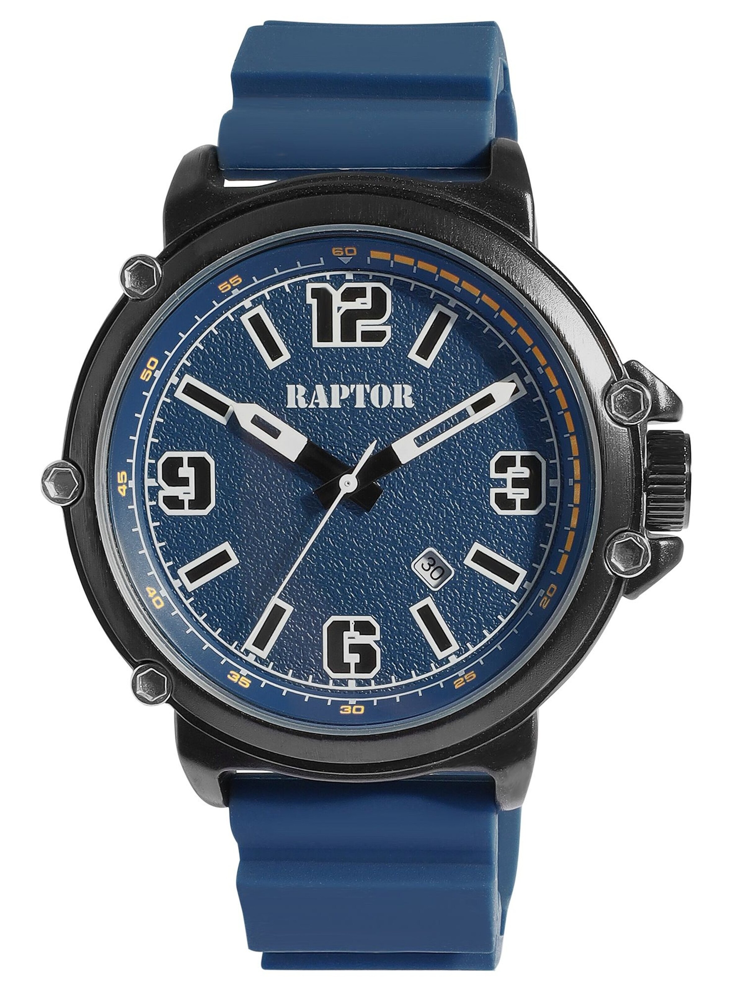 Raptor Analog Watch 'Xander, Datumsanzeige' in Blue