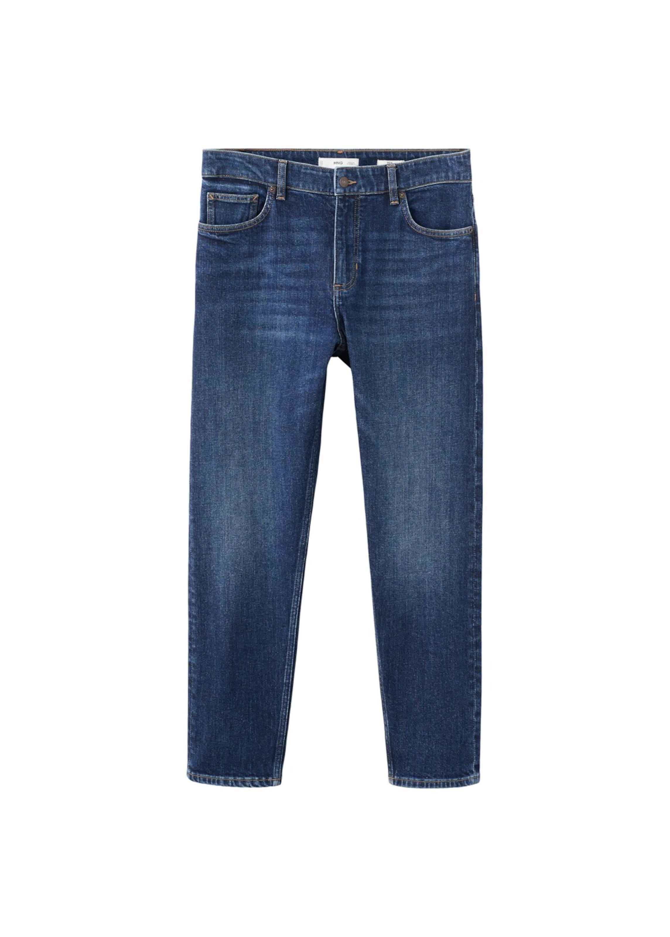 MANGO MAN Regular Jeans 'Ben' in Blue: front