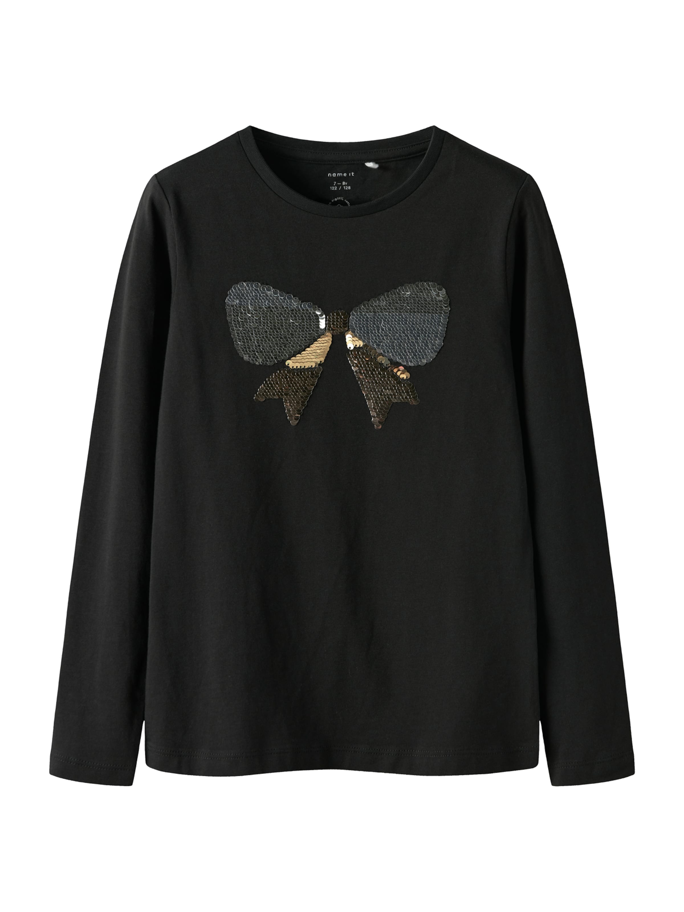 NAME IT Μπλουζάκι 'NKFSORIK' σε μαύρο: μπροστά