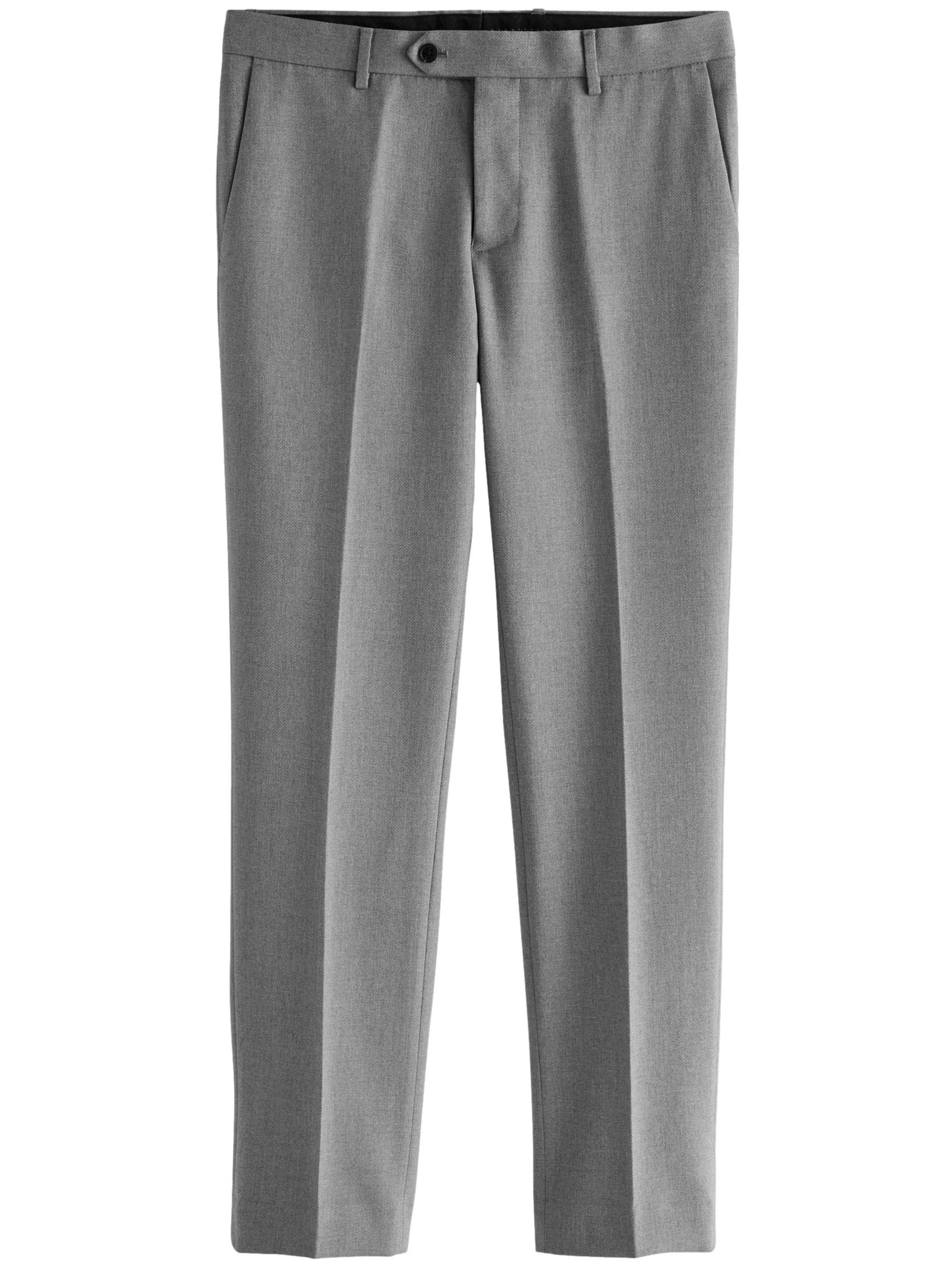 Slimfit Pantaloni con piega frontale di Next in grigio: frontale