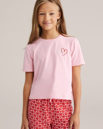 WE Fashion Πιτζάμα σε ροζ