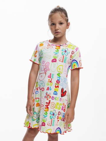 Desigual Sukienka w kolorze biały: przód