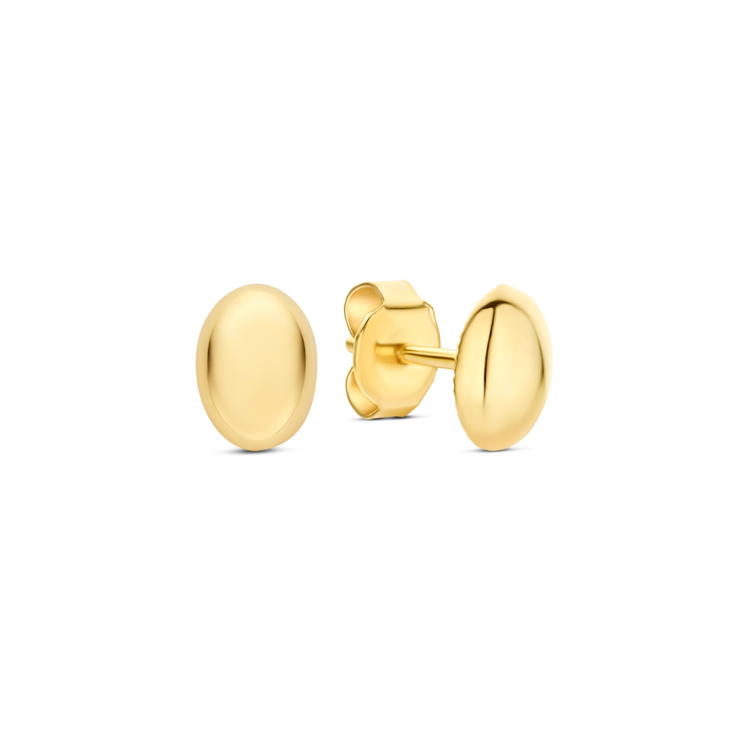 Beloro Jewels Earrings in Gold: front