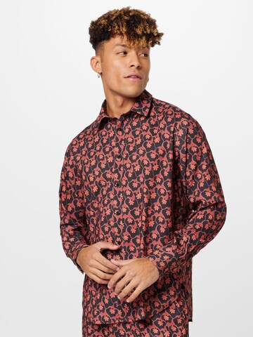 Viktor&Rolf Regular fit Button Up Shirt in Red: front