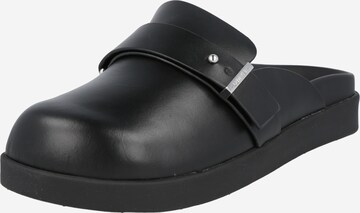 Calvin Klein Mules in Black: front