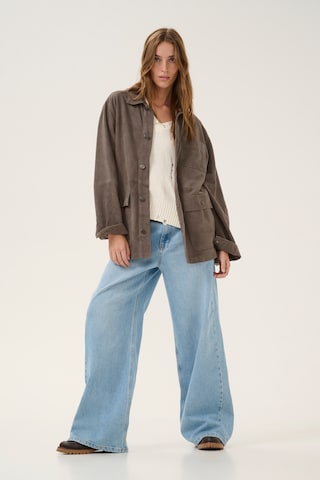 Veste mi-saison 'Olly' My Essential Wardrobe en marron : devant