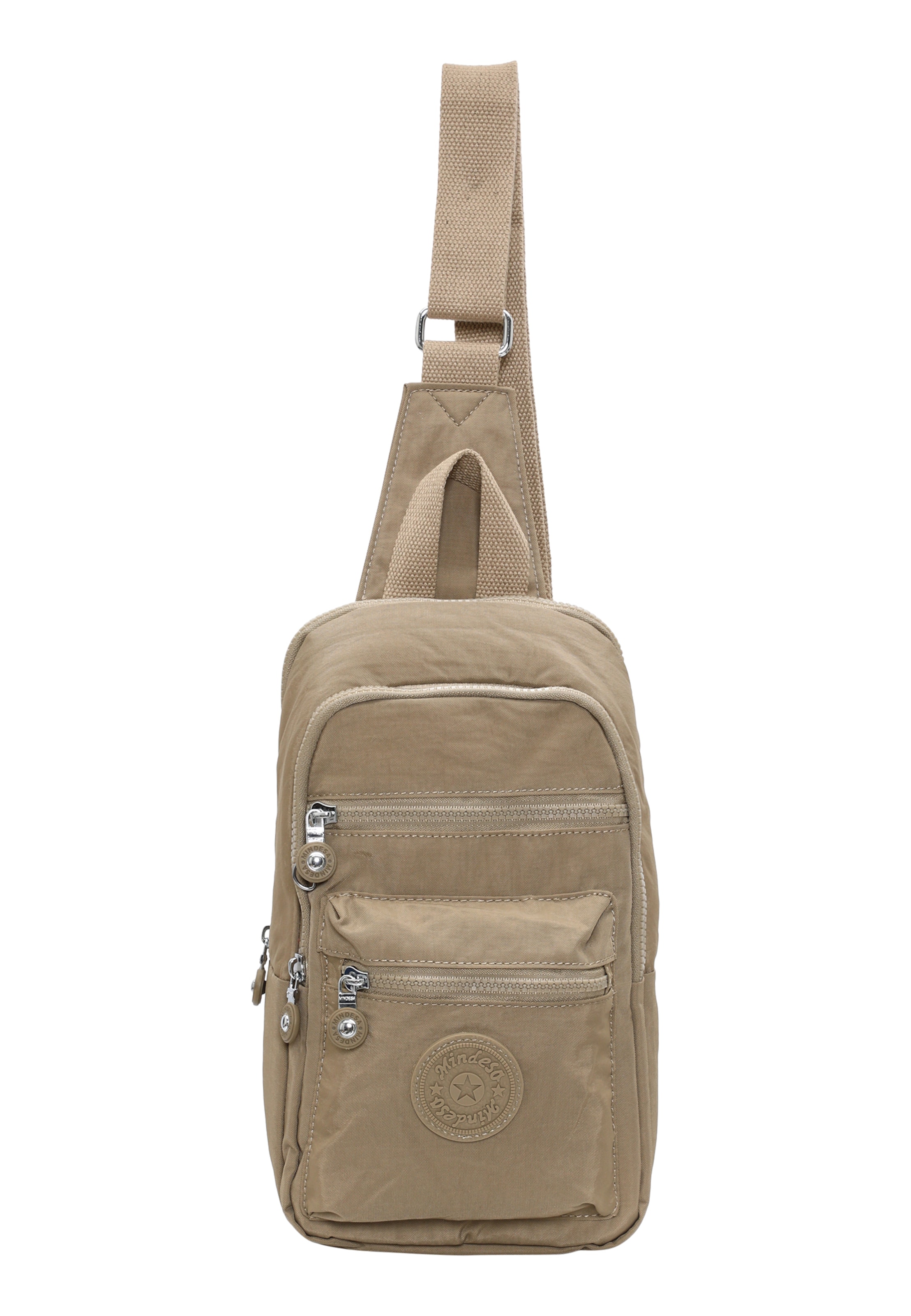 Mindesa Torba za čez ramo | rjava barva: sprednja stran