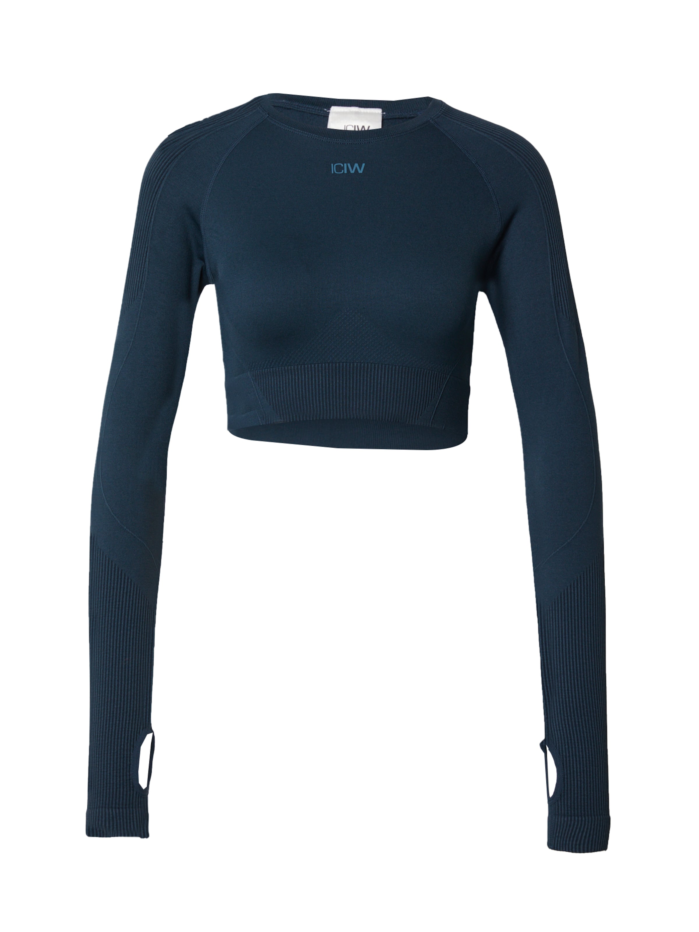 ICANIWILL Performance shirt in Blue: front