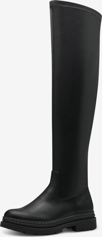 TAMARIS Over the Knee Boots in Black: front