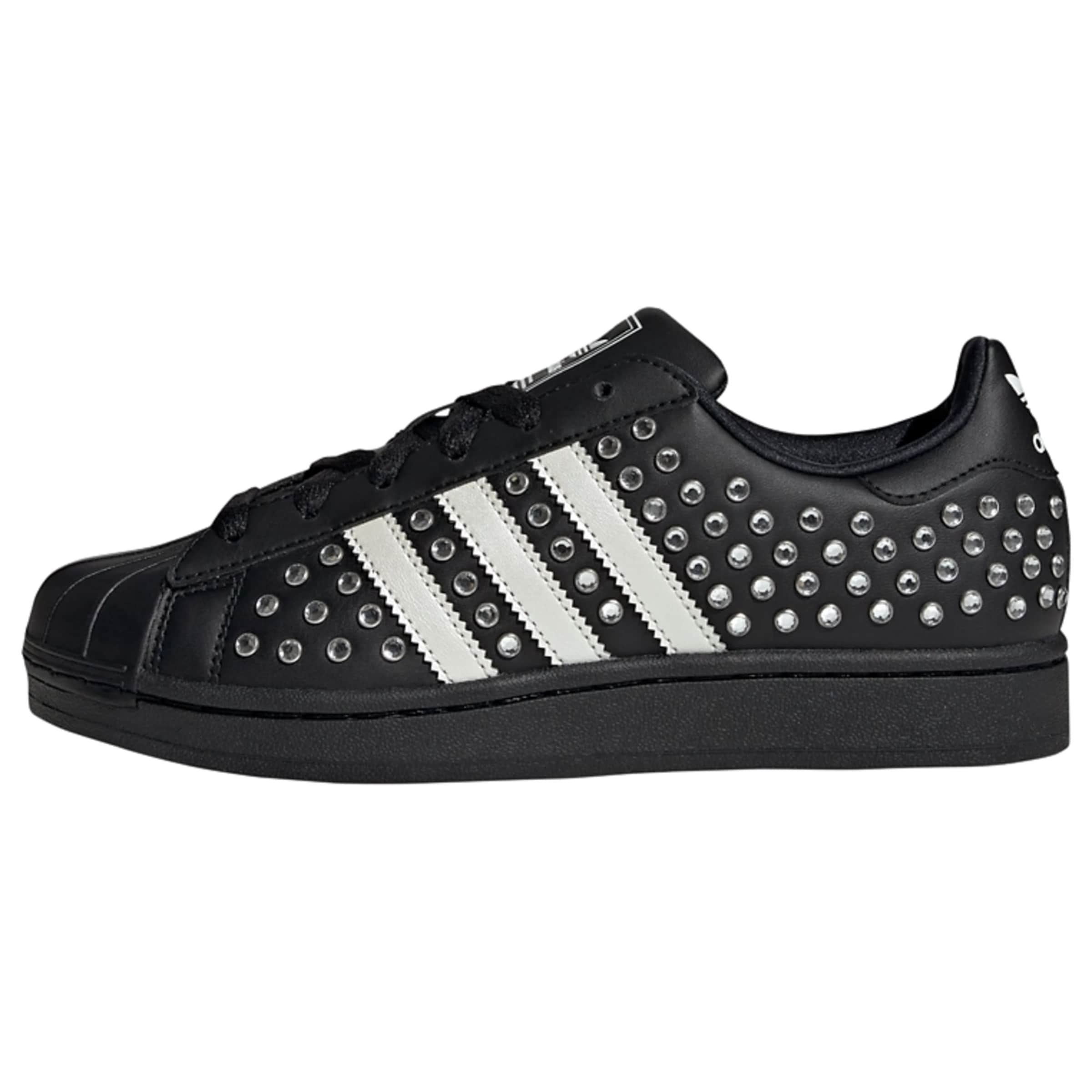 ADIDAS ORIGINALS Σνίκερ χαμηλό 'Superstar II' σε μαύρο: μπροστά
