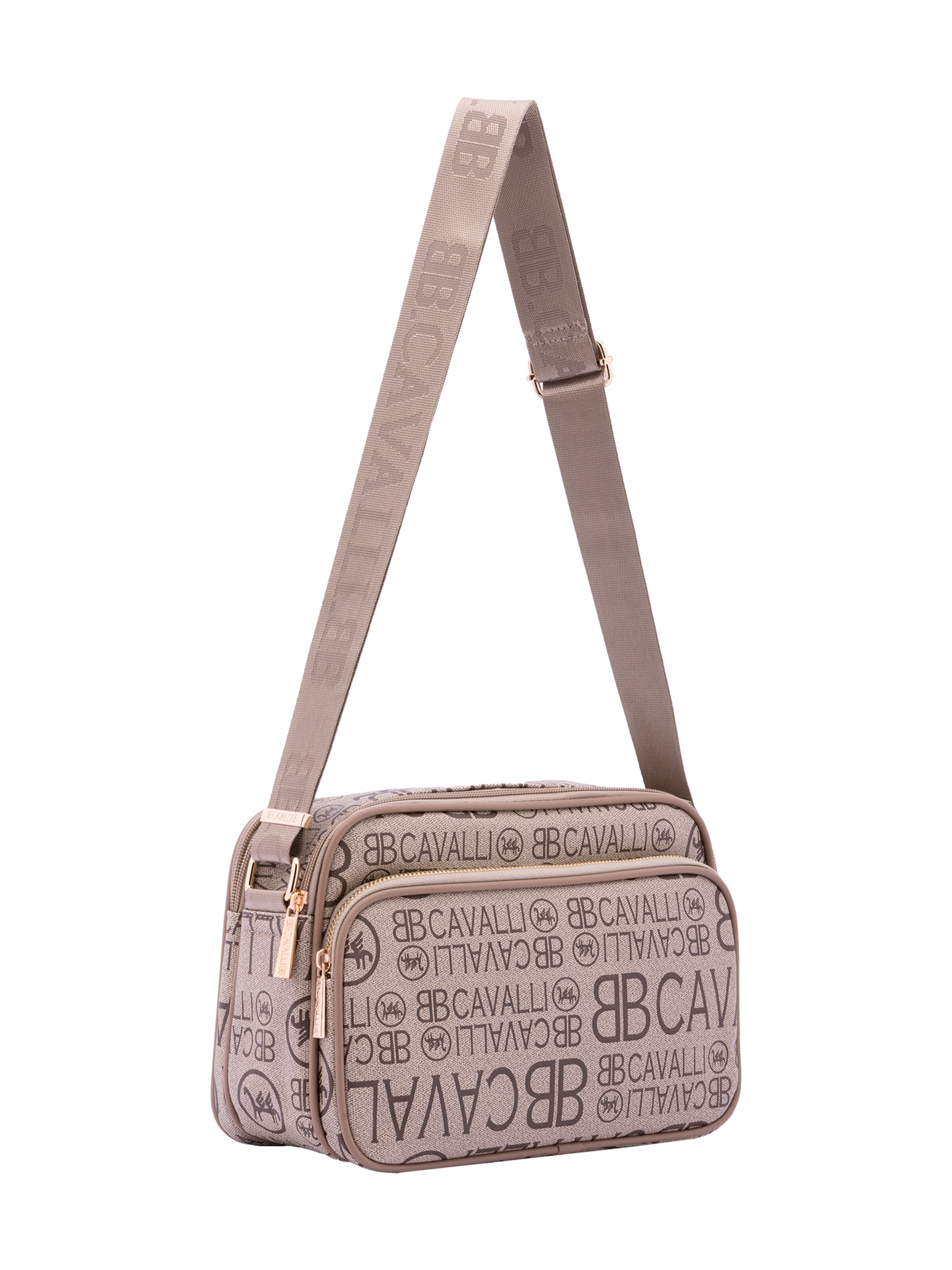 Borsa a tracolla 'Borsa a Tracolla B Cavalli Donna con Zip e Tasche Regolabile 29x18x12 cm' di B. Cavalli in verde