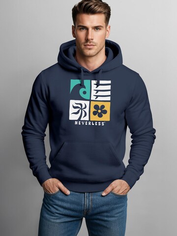 Neverless Sweatshirt 'California Surf' in Blue