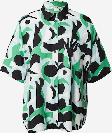 Monki Blouse in Blauw: voorkant