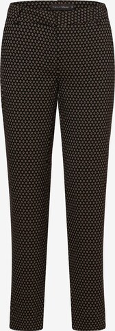 Franco Callegari Slim fit Pleat-Front Pants ' ' in Black: front