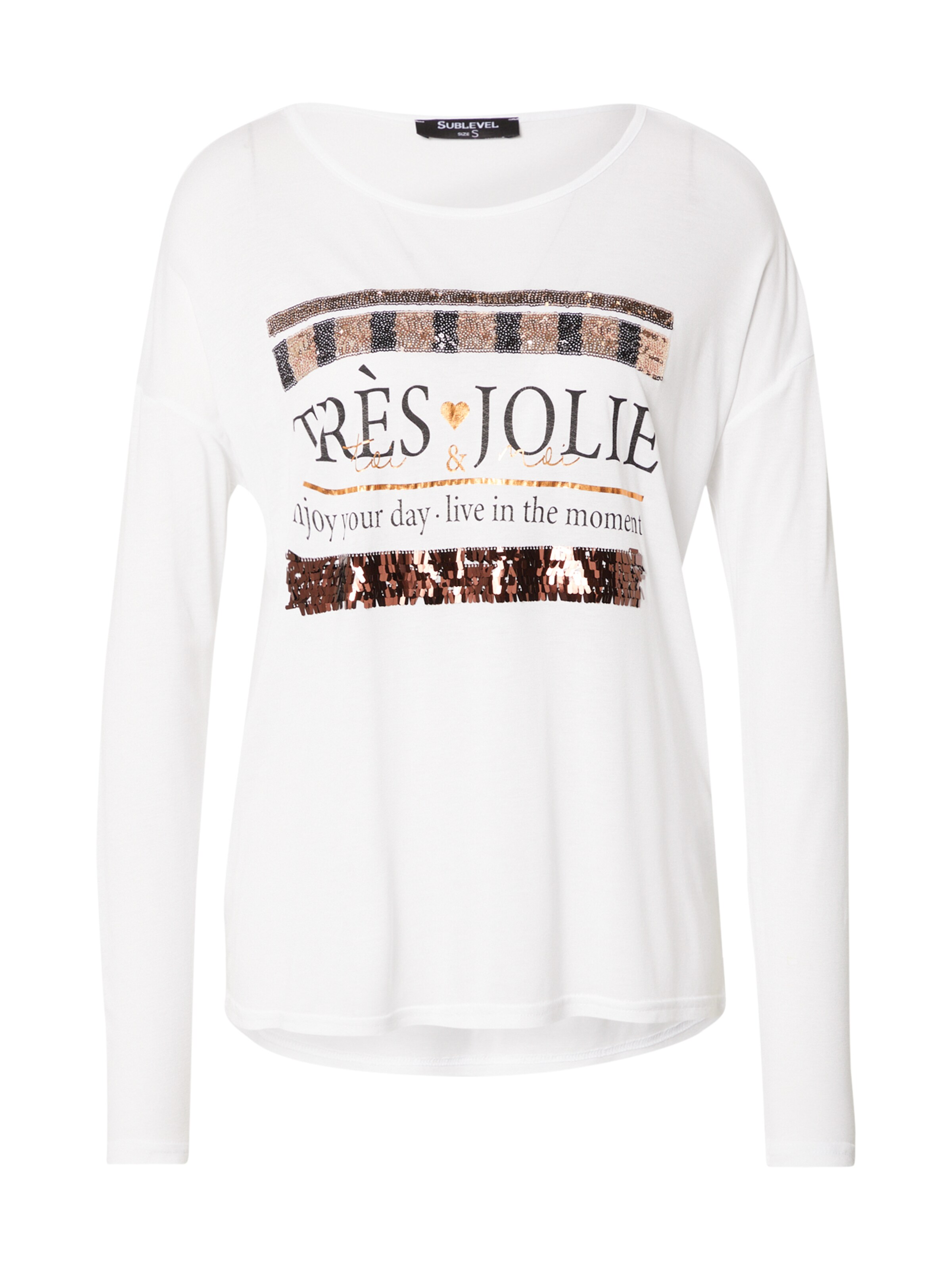 Sublevel Tričko - Biela: predná strana