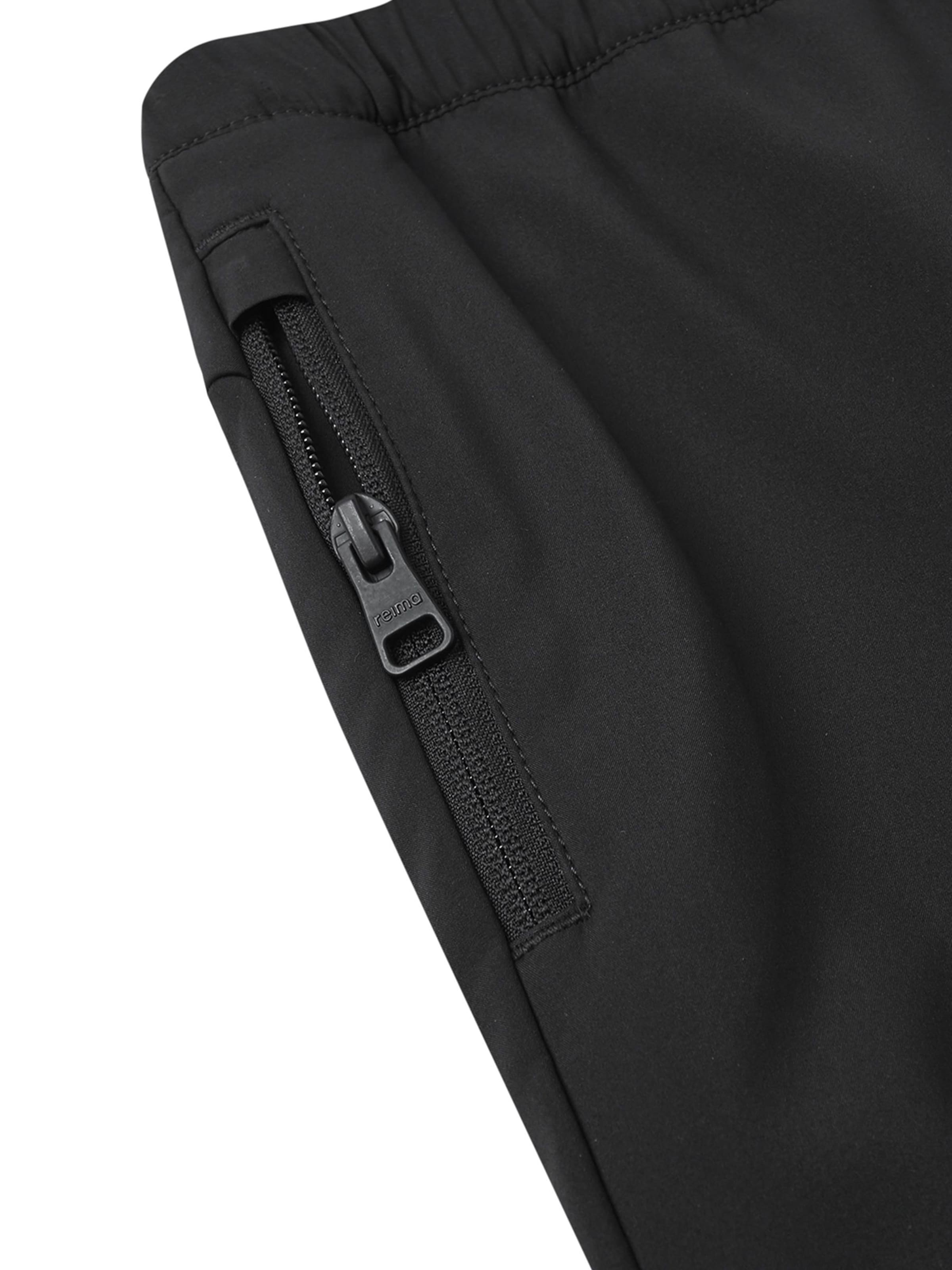 Reima Tapered Outdoor Pants 'Menoon' in Black