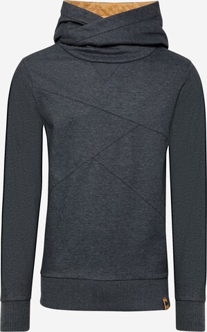 Sweat-shirt Fli Papigu en gris : devant