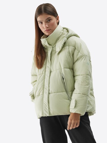 4F Weatherproof jacket 'F231' in Green: front