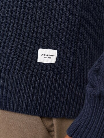 JACK & JONES Sweater 'JJPannel' in Blue
