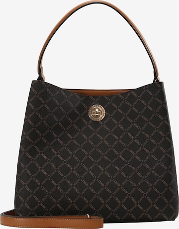 L.CREDI Tasche 'Filiberta' in Braun: Vorderseite