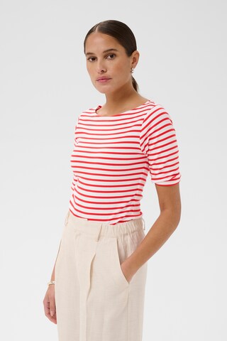 T-shirt 'KALiddy' Kaffe en blanc : devant
