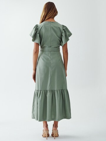 Willa Φόρεμα 'FLUTTER' σε πράσινο: πίσω