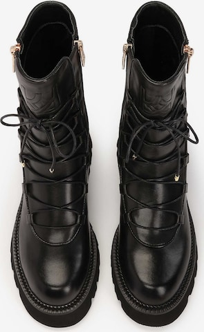 Kazar Lace-Up Ankle Boots in Black