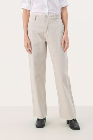 Wide Leg Pantalon 'Belme' Part Two en blanc