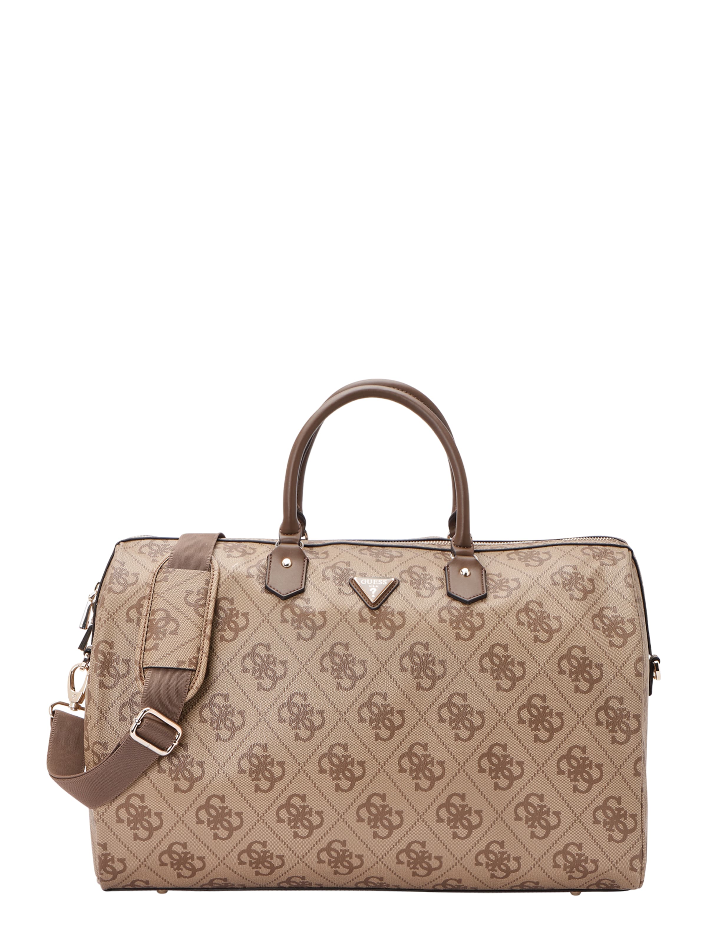 GUESS Βαλίτσα με ροδάκια 'Berta' σε καφέ: μπροστά