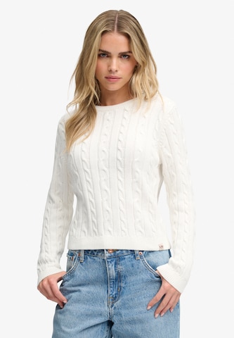 Superdry & Co Pullover 'Essentials' in Beige: Vorderseite