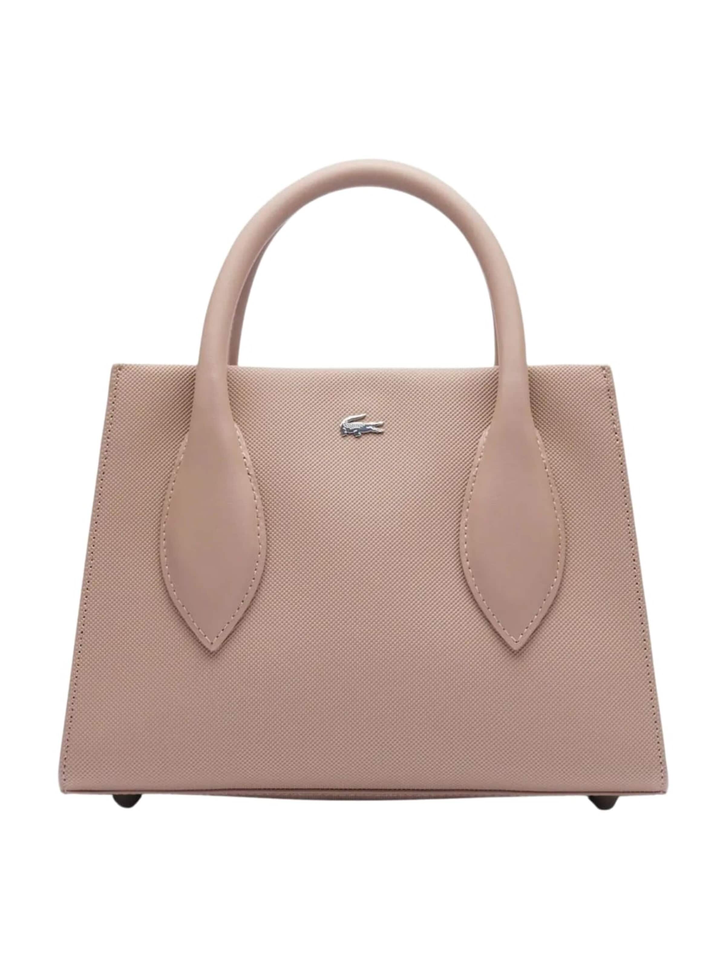 LACOSTE Handtas 'Lacoste Sac à main Daily City Taupe' in Beige