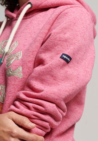 Sweat de sport Superdry en rose