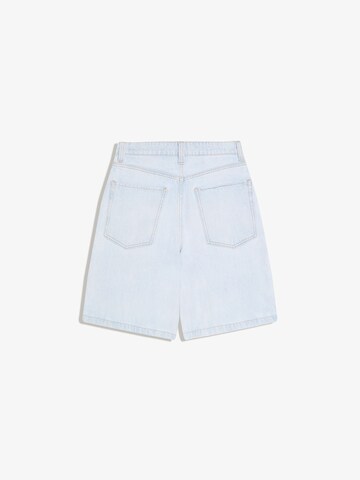 BershkaBaggy Traperice - plava boja