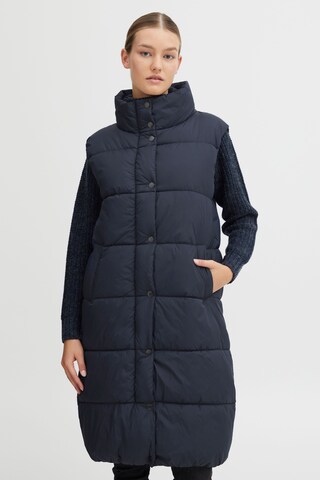 Gilet 'Bodani' Oxmo en bleu : devant
