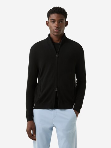 BOGNER Knit cardigan 'Oscar' in Black: front