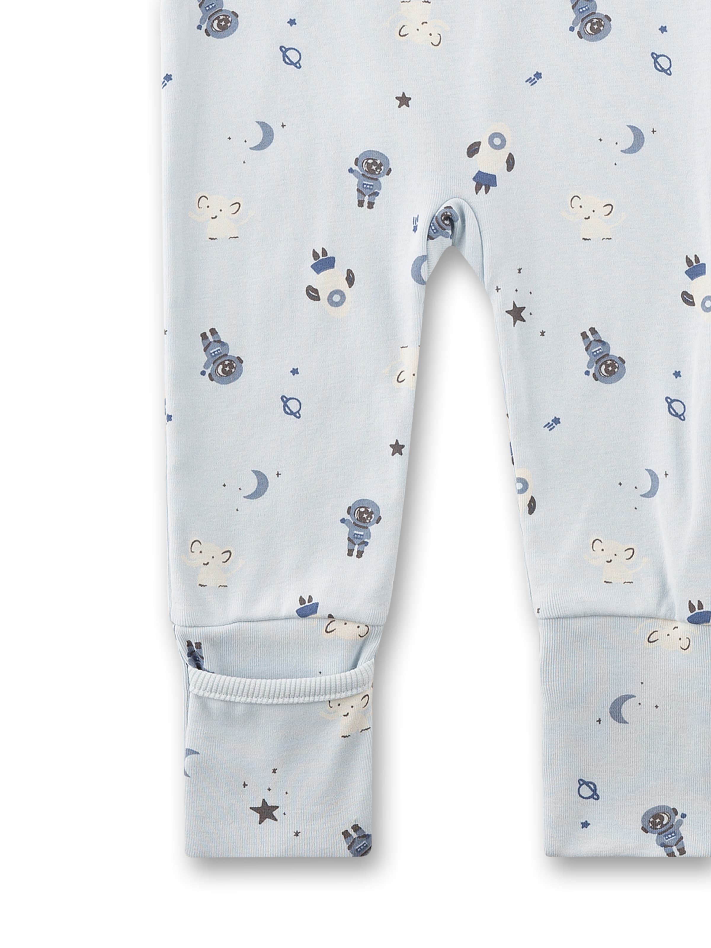 Tutina / body per bambino di Sanetta in blu