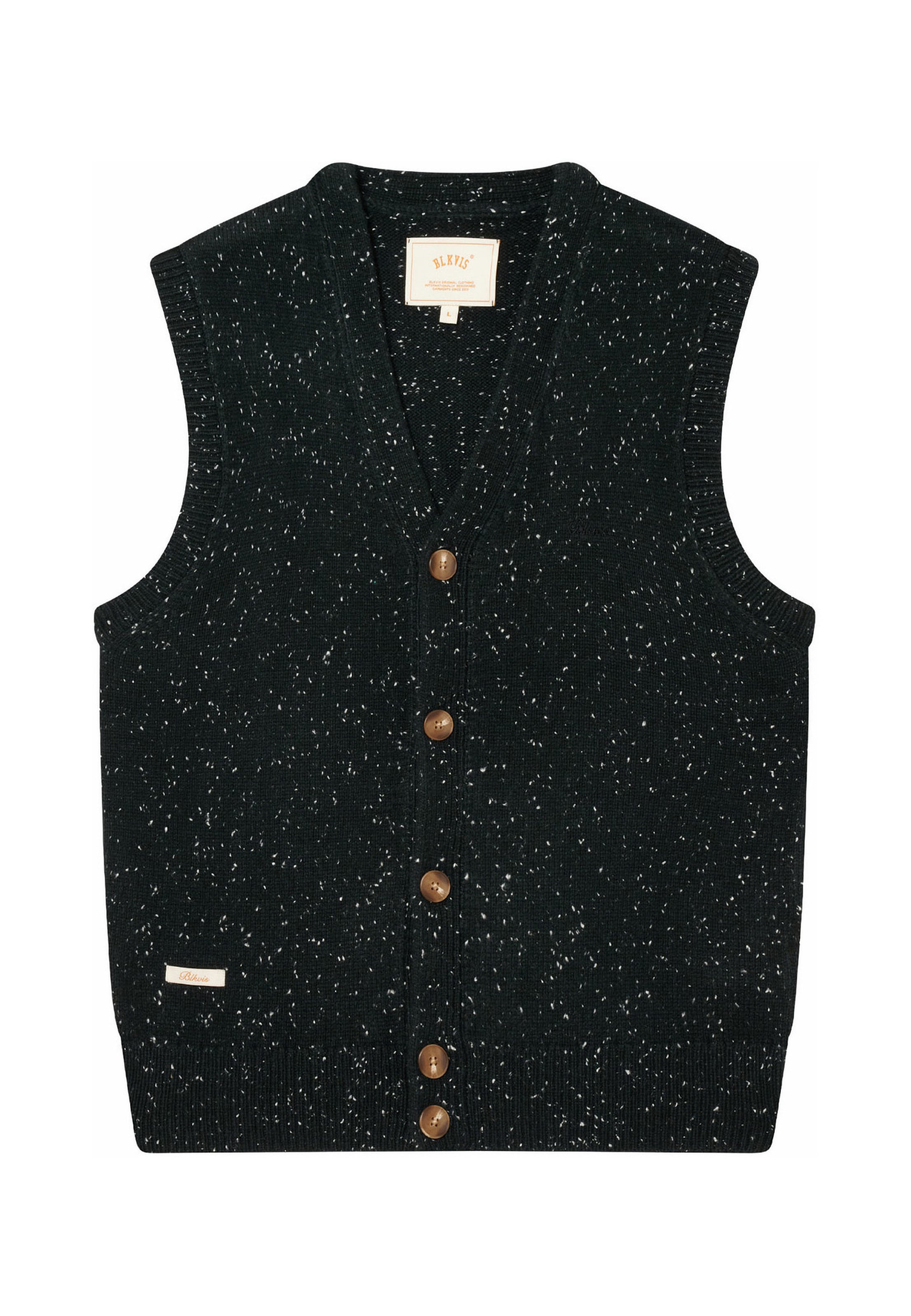 BLKVIS Vest in Black: front