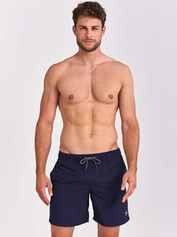 Shiwi Board Shorts in Blue: front