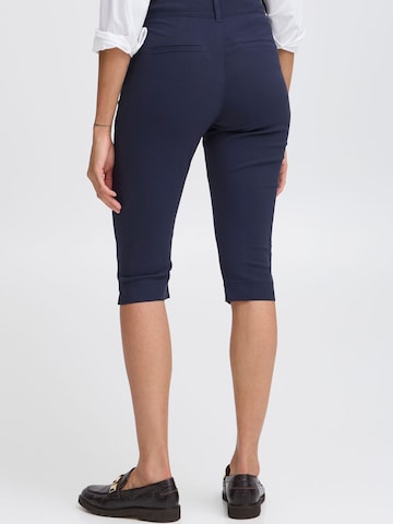 Coupe slim Pantalon 'Dixi' b.young en bleu